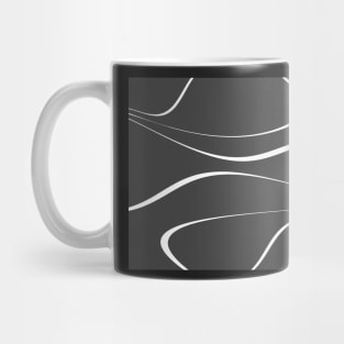 Abstract - gray and white. Mug